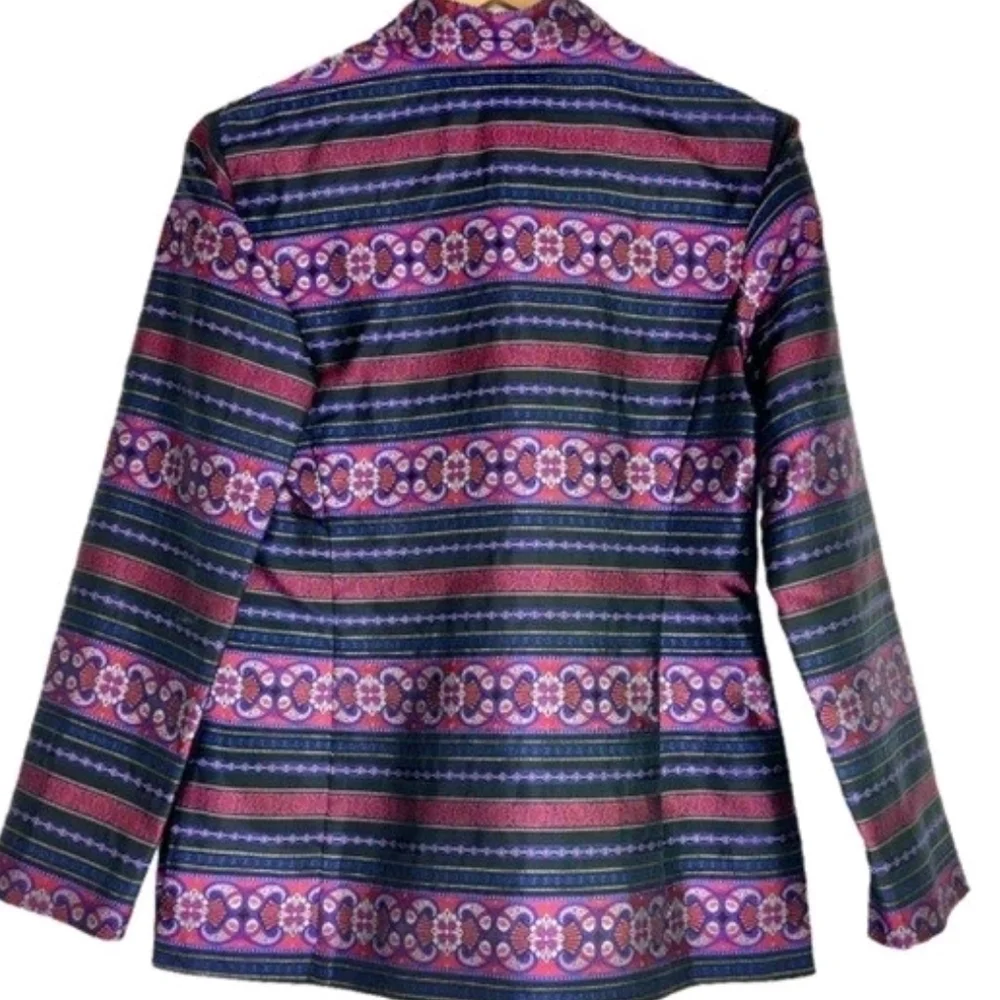 Talbots Multicolor Patterned Jacket - Picture 4 of 8